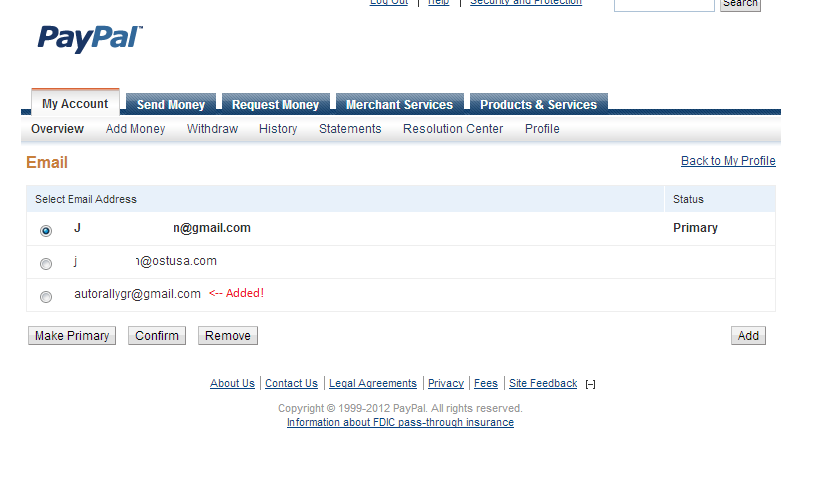 Adding Email To PayPal